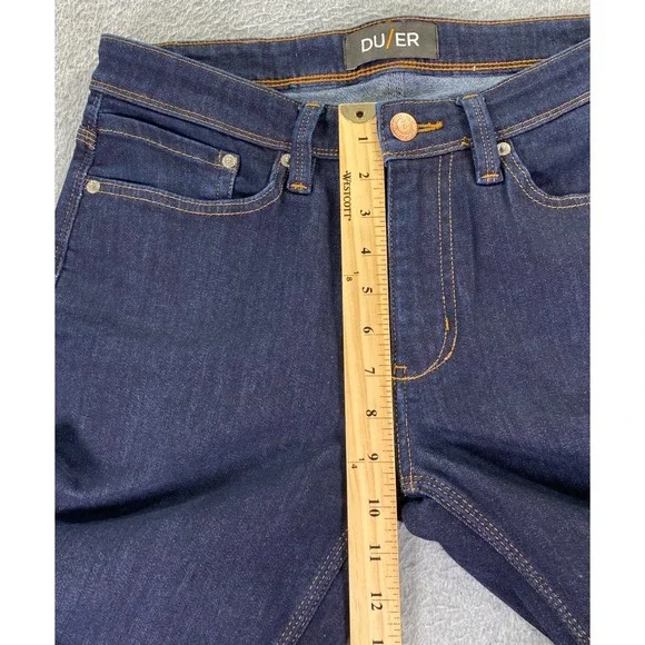 DU/ER L2X Slim Fit Jean Men's 31x30 Dark Wash Blue Stretch Performance Denim - Picture 8 of 13